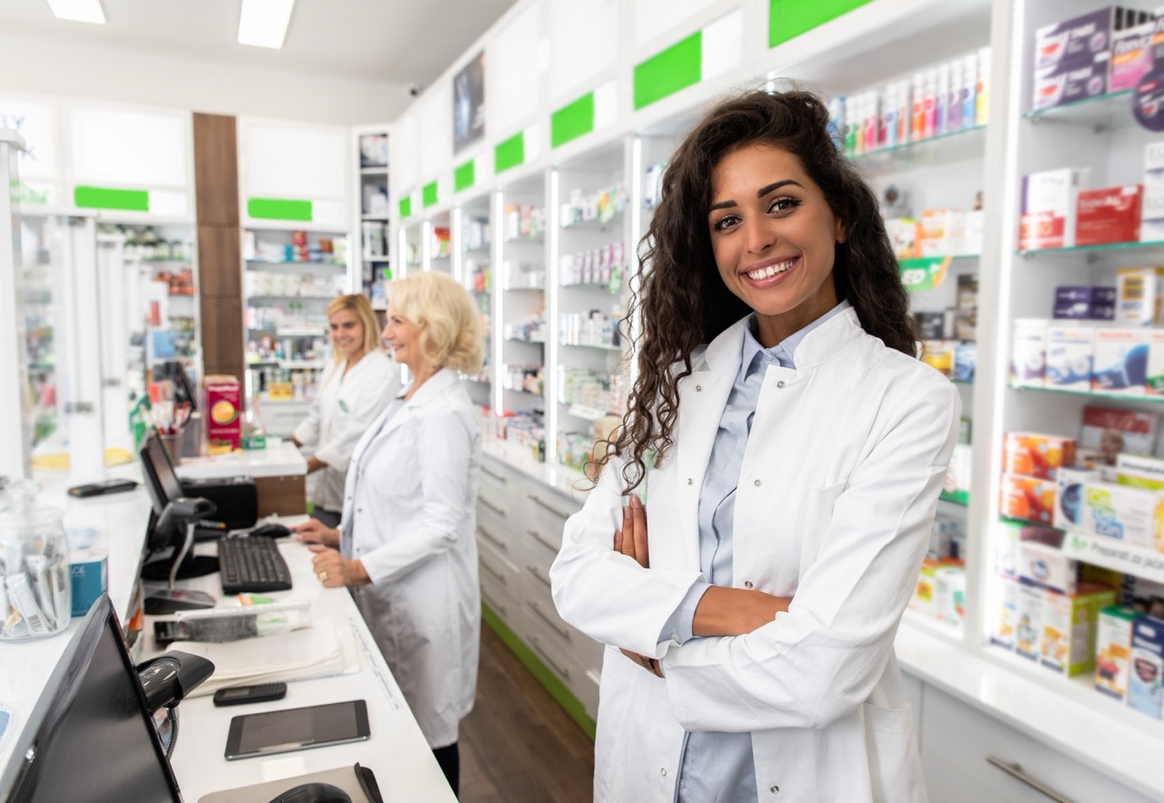 Pharmacy team using Pharmapod