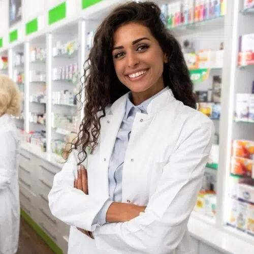 Canadian pharmacist using Pharmapod
